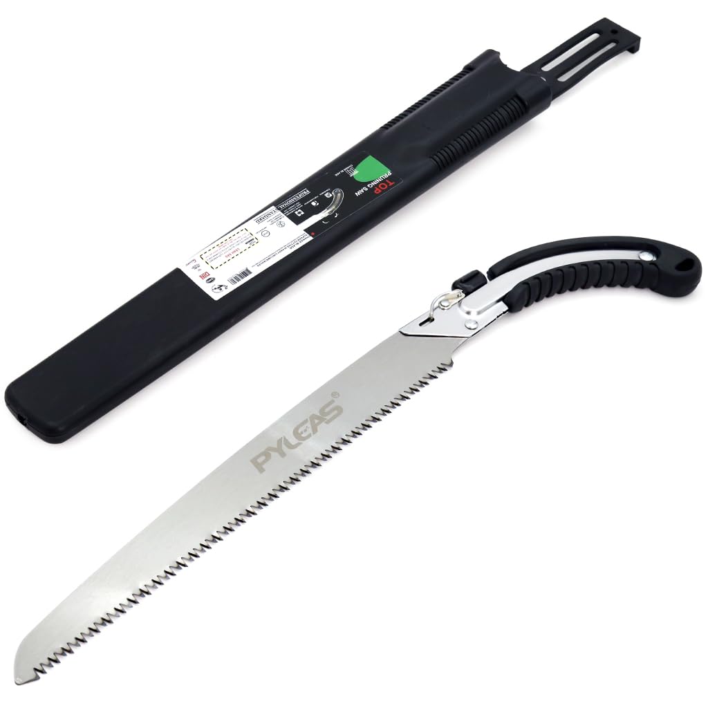 HASTHIP Hand Saw Gardening Pruning Hand Powered Saw With Blade Protective Sleeve 13.7 Inches Sk5 Steel Densed Teeth Hand Saw Multi Purpose Hand Saw For Pruning, Gardening, Sawing Branches HASTHIP Hand Saw Gardening Pruning Hand Powered Saw With Blade Protective Sleeve 13.7 Inches Sk5 Steel Densed Teeth Hand Saw Multi Purpose Hand Saw For Pruning, Gardening, Sawing Branches